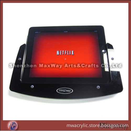 Black Finely Designed Acrylic Ipad Holder/Display